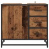 Cabinet de salle de bain avec porte Bois Ancien 65 x 33 x 60 cm 626208626208