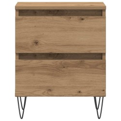 Cabinet de chevet 2 pc chêne artisanal 40 x 35 x 50 cm 626211626211