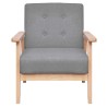 Ensemble de canapés 2 pcs Tissu Gris clair 626213626213