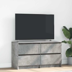 Meuble TV gris béton 100x35x54 cm bois d'ingénierie 626214626214