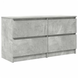 Meuble TV gris béton 100x35x54 cm bois d'ingénierie 626214626214