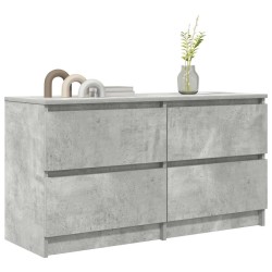 Meuble TV gris béton 100x35x54 cm bois d'ingénierie 626214626214