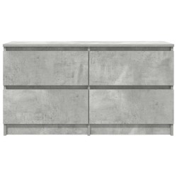 Meuble TV gris béton 100x35x54 cm bois d'ingénierie 626214626214