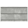 Meuble TV gris béton 100x35x54 cm bois d'ingénierie 626214626214