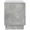 Cabinet de chevet avec tiroir Gris béton 62 x 34,5 x 44,5 cm 626219626219