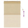 Store enrouleur Naturel 100 x 160 cm Bambou 626222626222