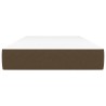 Matelas de lit à ressorts ensachés fermeté moyenne Marron foncé 90x200x20 cm 626232626232