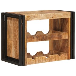 Étagère à vin Marron 60 x 45 x 33 cm Bois de mangue brut solide 626235626235