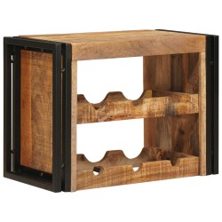 Étagère à vin Marron 60 x 45 x 33 cm Bois de mangue brut solide 626235626235