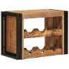 Étagère à vin Marron 60 x 45 x 33 cm Bois de mangue brut solide 626235626235