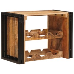 Étagère à vin Marron 60 x 45 x 33 cm Bois de mangue brut solide 626235626235