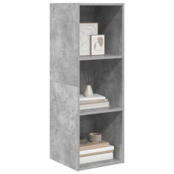 Meuble TV mural Gris béton 37x37x107 cm Bois d’ingénierie 626237626237