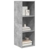 Meuble TV mural Gris béton 37x37x107 cm Bois d’ingénierie 626237626237