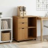Cabinet roulant avec roue Marron miel 63,5 x 39 x 65,5 cm 626238626238