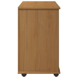 Cabinet roulant avec roue Marron miel 63,5 x 39 x 65,5 cm 626238626238