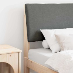 Tête de lit capitonnée Gris foncé 75 cm Pin massif 626240626240