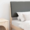 Tête de lit capitonnée Gris foncé 75 cm Pin massif 626240626240