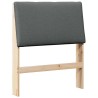 Tête de lit capitonnée Gris foncé 75 cm Pin massif 626240626240
