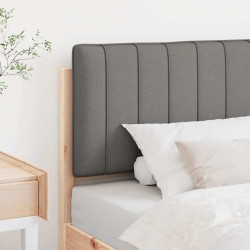 Tête de lit capitonnée Marron et gris clair 75 cm Pin massif 626241626241