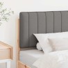 Tête de lit capitonnée Marron et gris clair 75 cm Pin massif 626241626241