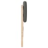 Tête de lit capitonnée Marron et gris clair 75 cm Pin massif 626241626241