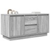 Meuble TV avec lumières LED sonoma gris 100x41x50 cm 626261626261