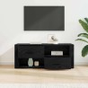 Meuble TV Chêne noir 100 x 35 x 40 cm Bois d'ingénierie 626262626262
