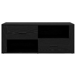 Meuble TV Chêne noir 100 x 35 x 40 cm Bois d'ingénierie 626262626262