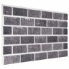 Panneaux muraux 10 pcs Noir et gris 100 x 50 cm Mousse EPS 626267626267