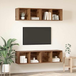 Ensemble meuble TV 4 pcs Bois Ancien 37 x 37 x 72 cm 626273626273