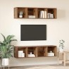 Ensemble meuble TV 4 pcs Bois Ancien 37 x 37 x 72 cm 626273626273