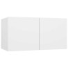 Meubles TV suspendus 2 pcs Blanc 60x30x30 cm 626275626275