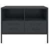 Meuble TV noir 68x39x50,5 cm acier 626277626277
