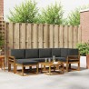 Ensemble de canapés d'extérieur 7 pcs Naturel et Anthracite 626283626283