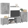 Ensemble meuble TV Gris béton Bois d'ingénierie 626286626286