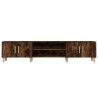 Meuble TV chêne fumé 180x31,5x40 cm bois d'ingénierie 626293626293