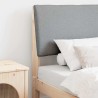 Tête de lit capitonnée Gris clair 75 cm Pin massif 626295626295
