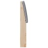 Tête de lit capitonnée Gris clair 75 cm Pin massif 626295626295