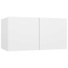 Ensemble de meubles TV 4 pcs Blanc Bois d'ingénierie 626297626297