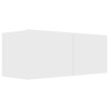 Ensemble de meubles TV 4 pcs Blanc Bois d'ingénierie 626297626297