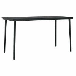 Ensemble de salle à manger pour jardin 5 pcs Gris polyrotin 626308626308