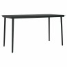 Ensemble de salle à manger pour jardin 5 pcs Gris polyrotin 626308626308