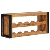 Étagère à vin 100 x 45 x 33 cm Bois de mangue brut solide 626314626314