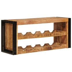 Étagère à vin 100 x 45 x 33 cm Bois de mangue brut solide 626314626314