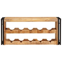 Étagère à vin 100 x 45 x 33 cm Bois de mangue brut solide 626314626314