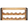 Étagère à vin 100 x 45 x 33 cm Bois de mangue brut solide 626314626314
