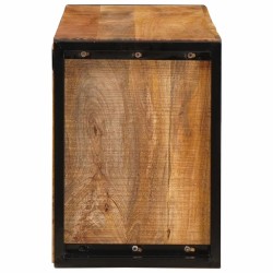 Étagère à vin 100 x 45 x 33 cm Bois de mangue brut solide 626314626314