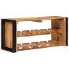 Étagère à vin 100 x 45 x 33 cm Bois de mangue brut solide 626314626314