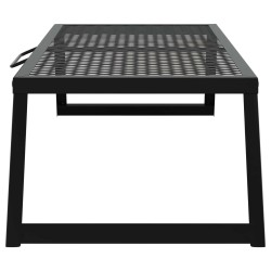 Gril de camping pliable Noir 58 x 31 x 2 cm Acier allié 626316626316