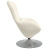 Fauteuil œuf Crème Velours 626323626323